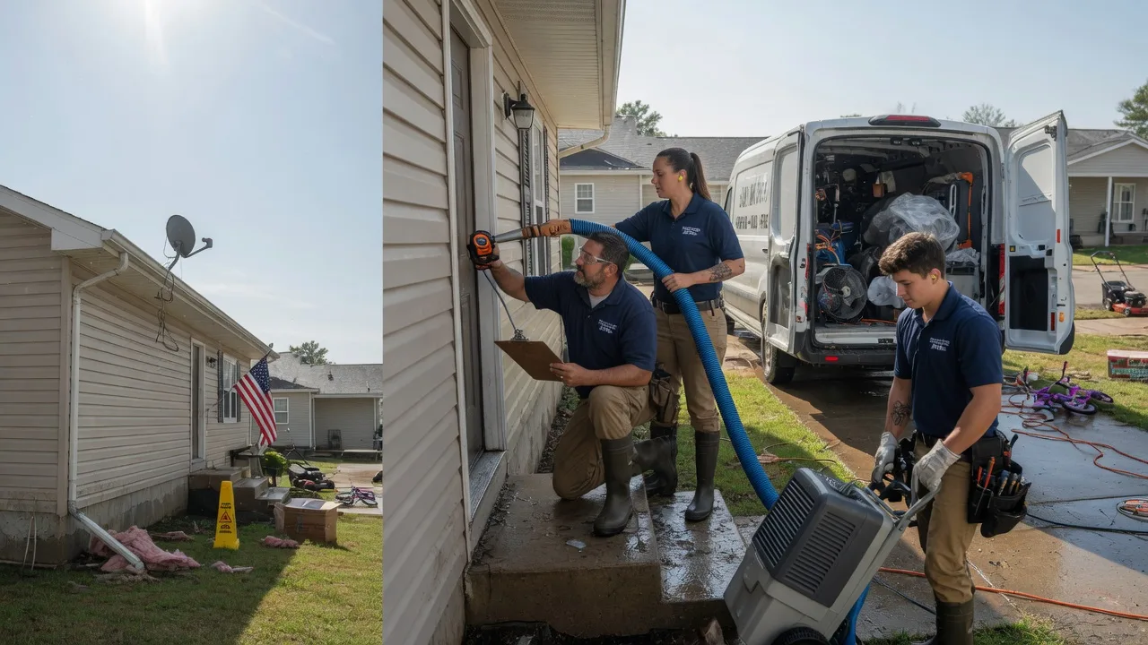 Ceiling Water Damage Restoration in Convent, LA near me